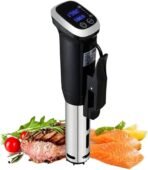 MakeCuisine Roner Sous Vide for Low Temperature and Vacuum Cooking/THERMOCOOKER MC-SV1 WIFI/1200W/APP Control with more than 100 recipes and instructions