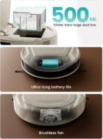 Lefant M210 Pro Robot Vacuum, Strong 2200Pa Suction, 120 Min Runtime, Super Slim Thin, Low Noise, Self-Charging, Wi-Fi/App/Alexa Control, Ideal for Pet Hair & Hard Floors - Image 2