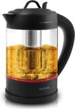 Cecotec ThermoSense Electric Kettle - 1.7 Litres, Borosilicate Glass, BPA Free, Base 360 ª, Anti-Limescale Filter, Double Safety System, 2200 W Power