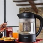 Cecotec ThermoSense Electric Kettle - 1.7 Litres, Borosilicate Glass, BPA Free, Base 360 ª, Anti-Limescale Filter, Double Safety System, 2200 W Power - Image 3