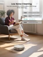 Lefant M210 Pro Robot Vacuum, Strong 2200Pa Suction, 120 Min Runtime, Super Slim Thin, Low Noise, Self-Charging, Wi-Fi/App/Alexa Control, Ideal for Pet Hair & Hard Floors - Image 3