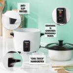 Tristar RK-6117 Rice cooker – 0.6 liter – keep warm function - White - Image 4