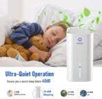 Electric Dehumidifier 850ml Air Dehumidifiers Moisture Absorbers Water Tank Mini Portable Dehumidifier for Home, Bathroom, Bedroom, Office, Closet, Kitchen - Image 3