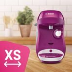 Tassimo Happy Capsule Machine TAS1001 Coffee Machine by Bosch, Over 70 Drinks, Fully Automatic, Suitable for All Cups, Space Saving, 1400 W, White/Pink - Image 6