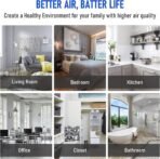 Electric Dehumidifier 850ml Air Dehumidifiers Moisture Absorbers Water Tank Mini Portable Dehumidifier for Home, Bathroom, Bedroom, Office, Closet, Kitchen - Image 6