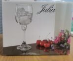 Bohemia Crystal wine glass set 190ml 6 pcs,Non lead Crystal Julia wine glass. - Image 3