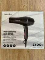 HappyGoo Hair Dryer Professional Ionic Hairdryer Fast Drying Salon with 2 Speed 3 Heat Setting, Cool Button, with Diffuser, Nozzle, Concentrator Comb for Women Man - Image 3